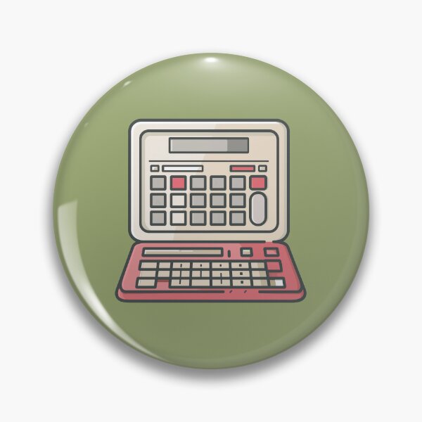 Item preview, Illustrated calculator for a math hacker on technology screen designed and sold by FWLKIT.