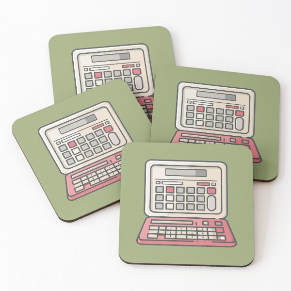 Item preview, Illustrated calculator for a math hacker on technology screen designed and sold by FWLKIT.