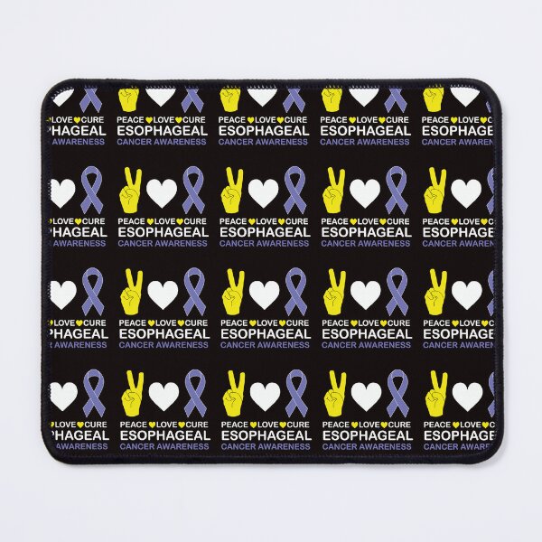 Item preview, Esophageal cancer awareness, peace love cure, periwinkle Ribbon, Esophageal Ribbon designed and sold by BlueDiamond-19.