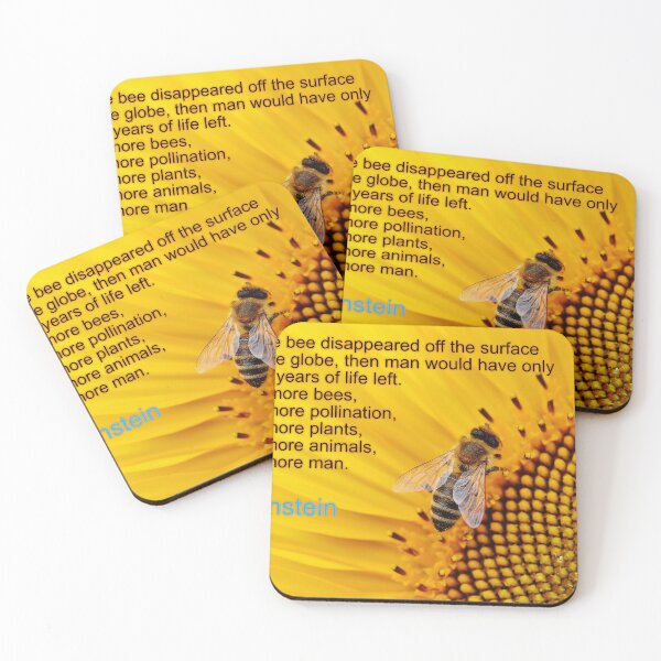Item preview, Eintein's Prediction for the Bees designed and sold by Web Natural Designs.