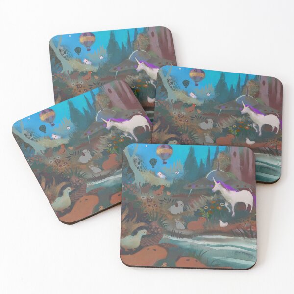 Item preview, capybaras meeting a unicorn designed and sold by guilhernunes.