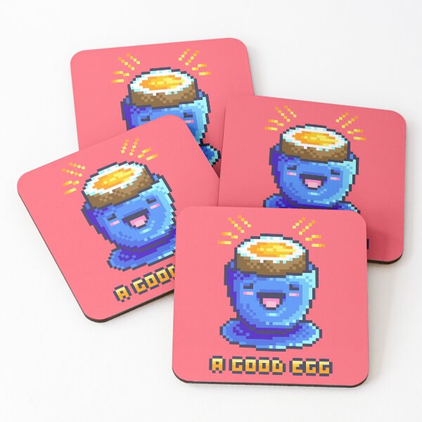 Item preview, A Good Egg - Poached Egg Cup Pixel Art designed and sold by HeatherUnderground.
