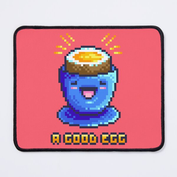 Item preview, A Good Egg - Poached Egg Cup Pixel Art designed and sold by HeatherUnderground.