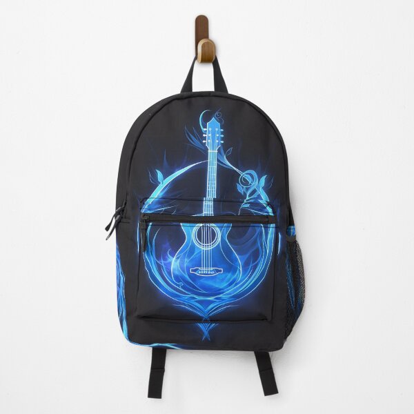 Item preview, Gradient blue guitar print designed and sold by dcrc.