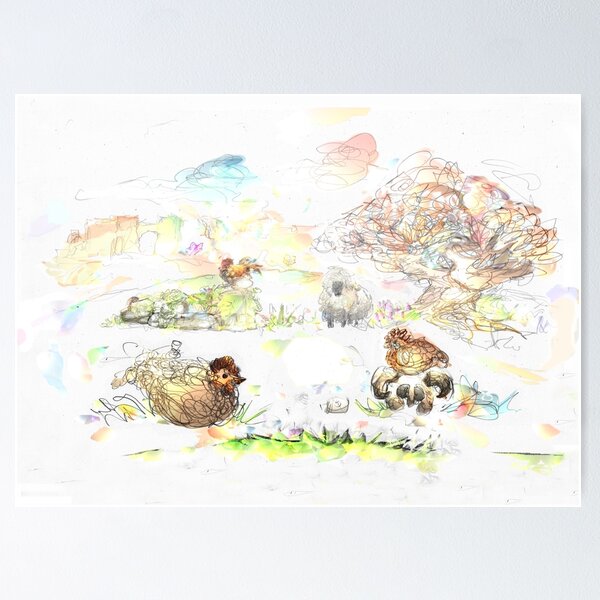 Item preview, cute landscape designed and sold by mushroomchan.