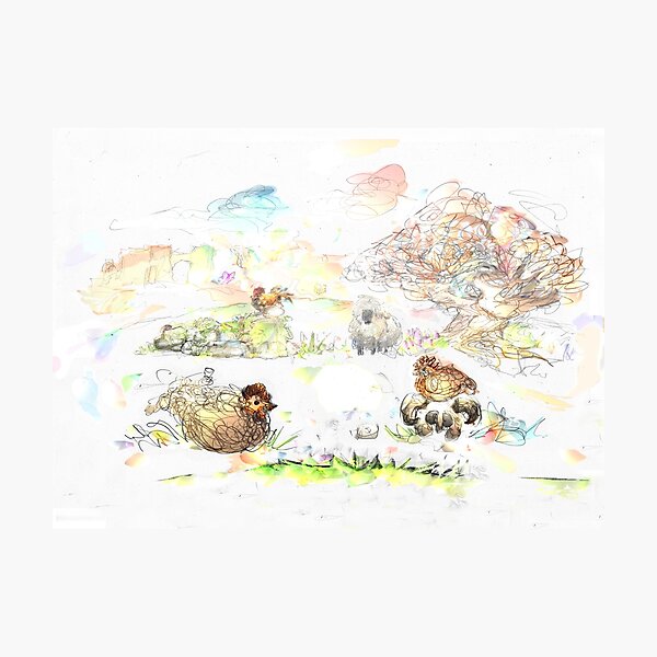 Item preview, cute landscape designed and sold by mushroomchan.
