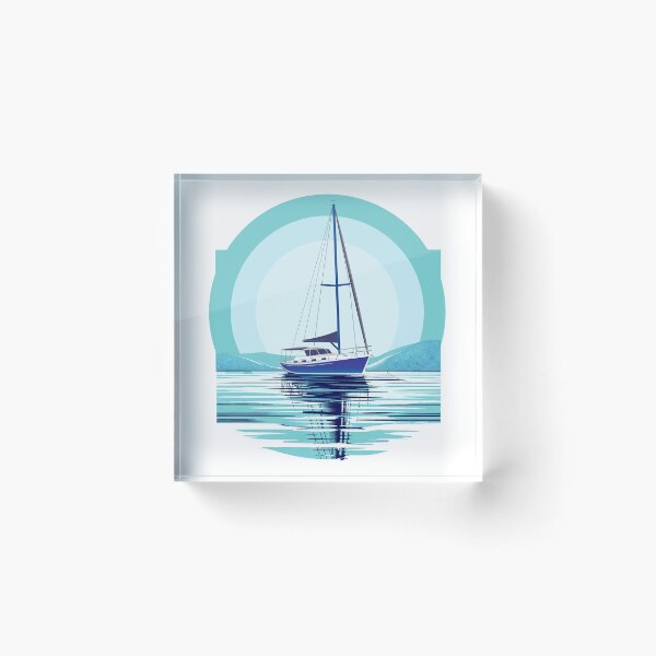 Item preview, Anchored Sailboat designed and sold by NPStudio.
