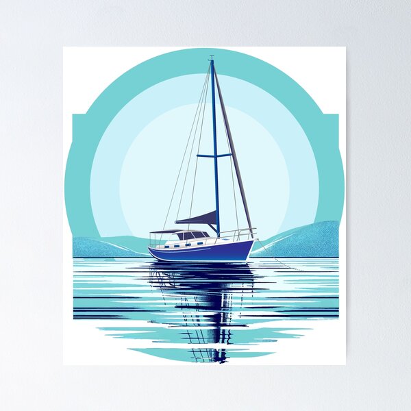 Item preview, Anchored Sailboat designed and sold by NPStudio.