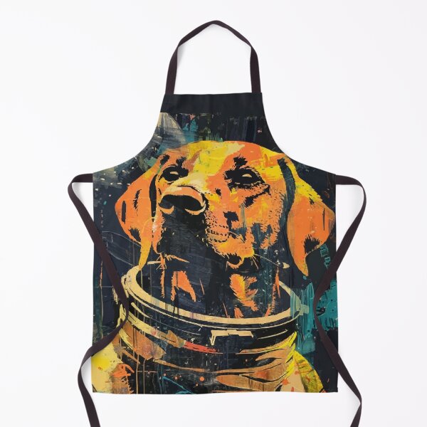 Item preview, Vintage labrador astronaut portrait designed and sold by etherElric.
