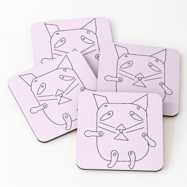 Item preview, The_Articulated_Cat_<Black Line> Style_No.015, 2023 By Mix The Arts Studio designed and sold by MixTheArtStudio.