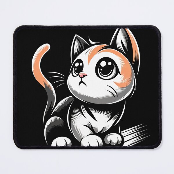 Item preview, Cute and Curious Dark Cat designed and sold by Platinumpalette.