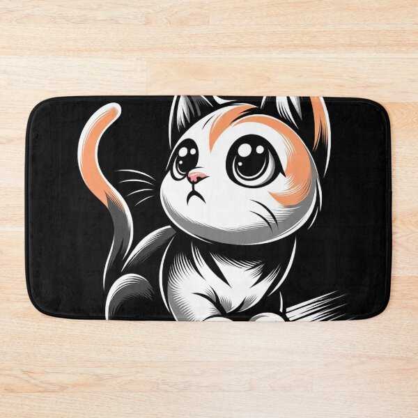 Item preview, Cute and Curious Dark Cat designed and sold by Platinumpalette.