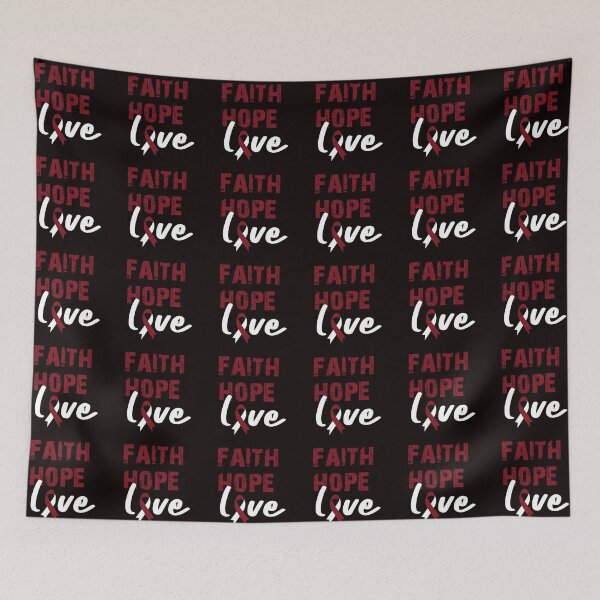 Item preview, faith hope love, head and neck cancer  designed and sold by BlueDiamond-19.