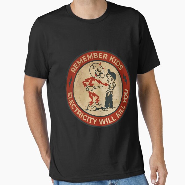 Item preview,  Electricity Will Kill You Kids Vintage designed and sold by Marceberuio.