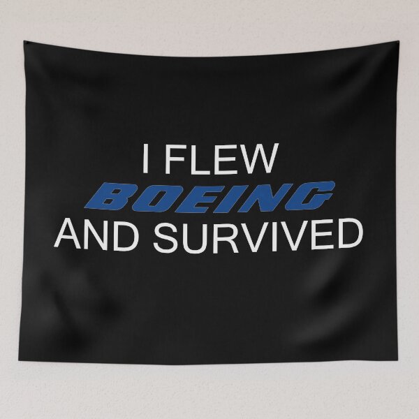 Item preview, I flew Boeing and survived designed and sold by LuksTEESred.