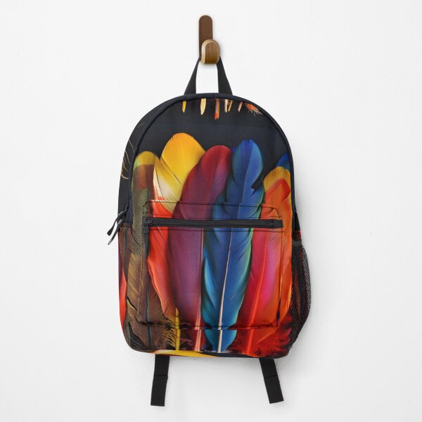 Item preview, Colorful exotic bird feather print designed and sold by dcrc.