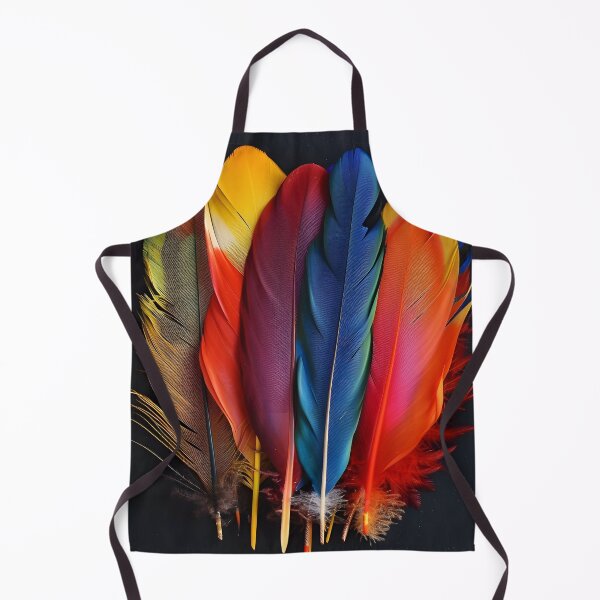 Item preview, Colorful exotic bird feather print designed and sold by dcrc.