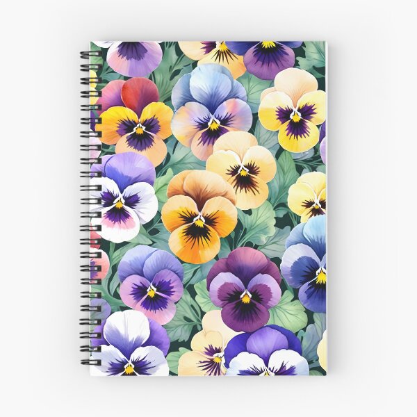 Item preview, Colorful pansies print designed and sold by perlphoto.