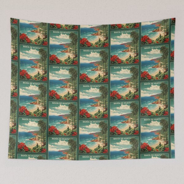 Item preview, Bahia de Huatulco Oaxaca Mexico Vintage Travel Tourism designed and sold by TravelersGems.