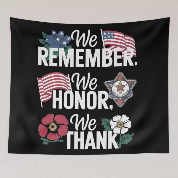 Item preview, Remember Honor Thank - Memorial Day designed and sold by Kashear.