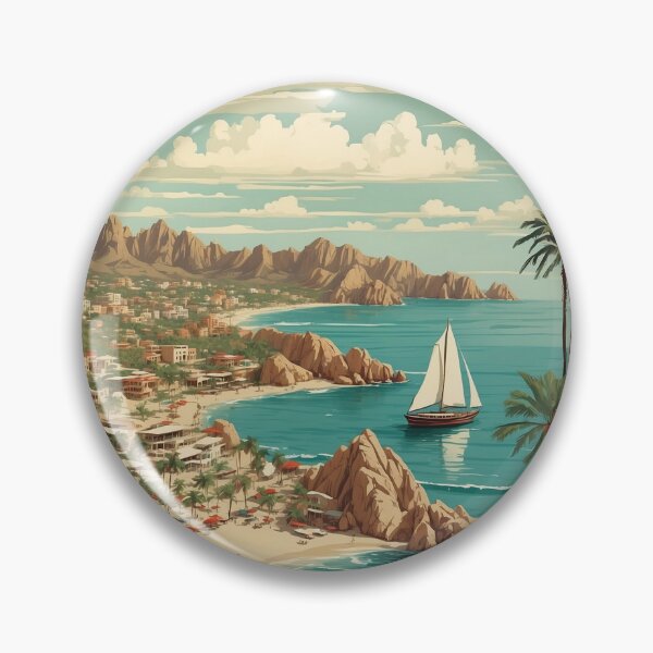 Item preview, Cabo San Lucas Baja California Mexico Vintage Travel Tourism designed and sold by TravelersGems.