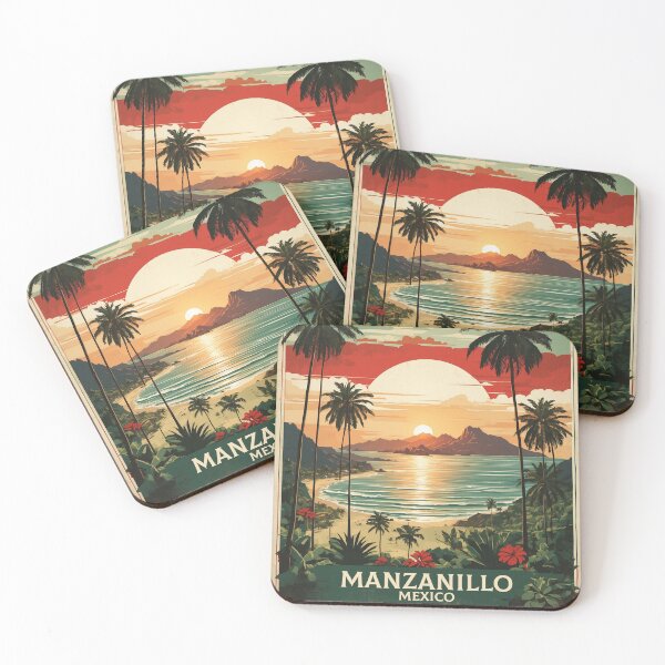 Item preview, Manzanillo Colima Mexico Vintage Travel Tourism designed and sold by TravelersGems.