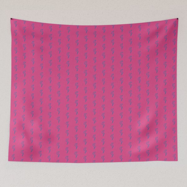 Item preview, Blue and Pink Lightning Bolt - Electricity - Gift for Woman Electrician designed and sold by TheTradesStore.