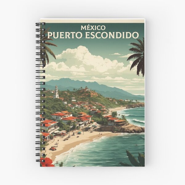 Item preview, Puerto Escondido Oaxaca Mexico Vintage Travel Tourism designed and sold by TravelersGems.