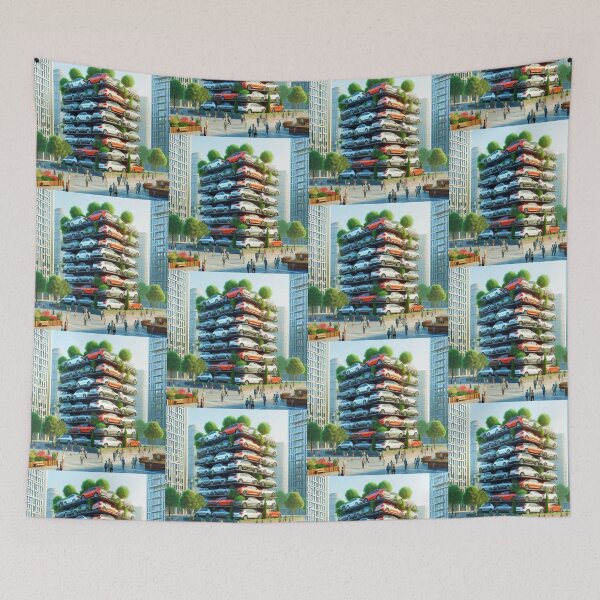 Item preview, Eight Story Car Apartments designed and sold by CarolM.