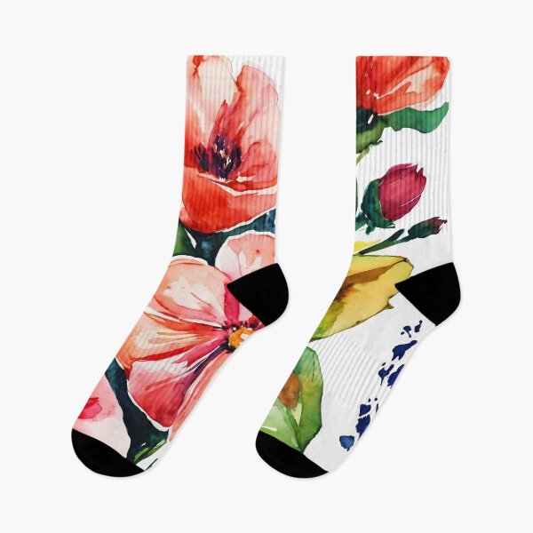 Item preview, floral pattern watercolor designed and sold by soulfulpalette.