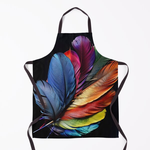 Item preview, Colorful exotic bird feather print designed and sold by dcrc.