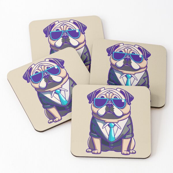 Item preview, Pug Puppy Life a Suite Sunglasses Cute Dog designed and sold by Horizon Cartoon.