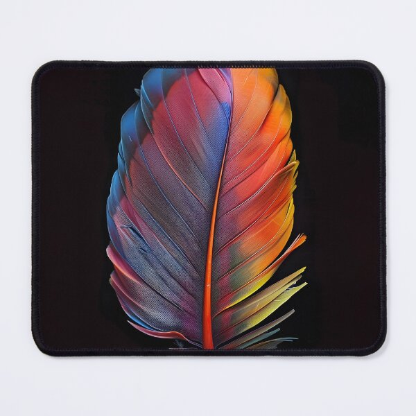 Item preview, Colorful exotic bird feather print designed and sold by dcrc.