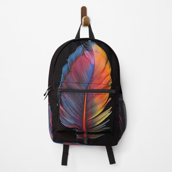 Item preview, Colorful exotic bird feather print designed and sold by dcrc.