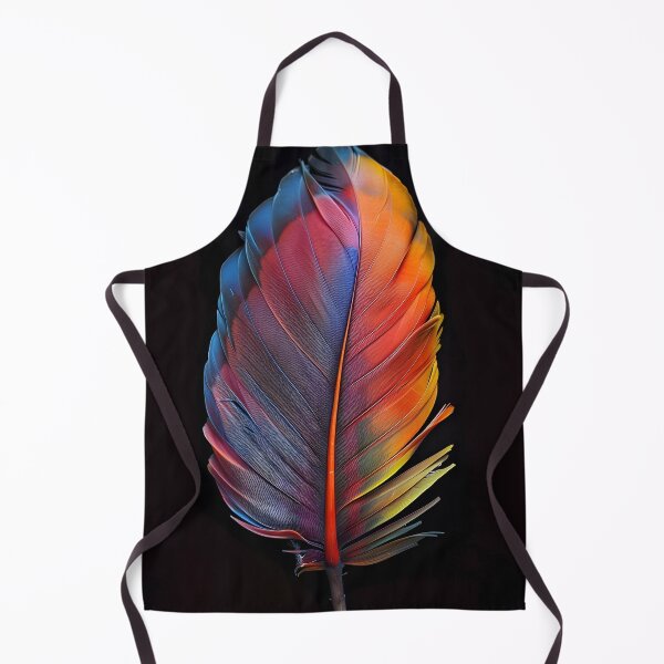 Item preview, Colorful exotic bird feather print designed and sold by dcrc.