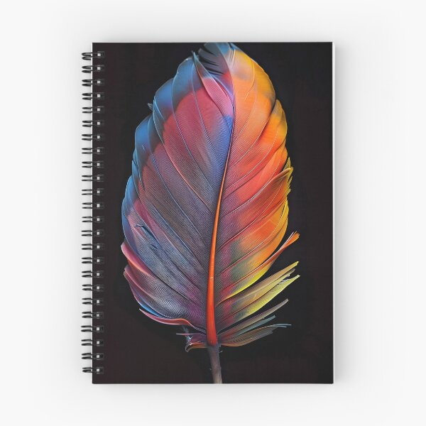 Item preview, Colorful exotic bird feather print designed and sold by dcrc.