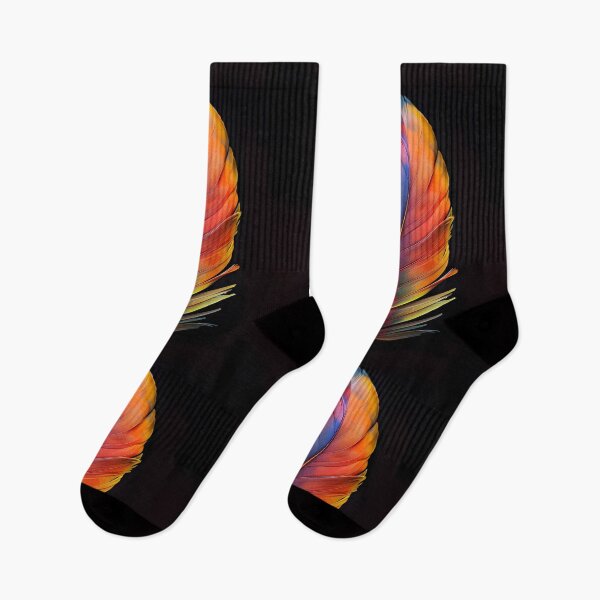 Item preview, Colorful exotic bird feather print designed and sold by dcrc.