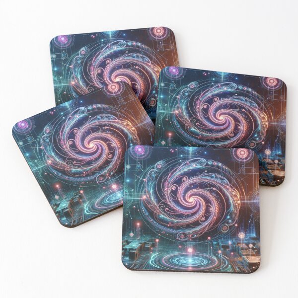 Item preview, Title: Digital Spiral Nebula   designed and sold by Sienna Hamilton-Katene.