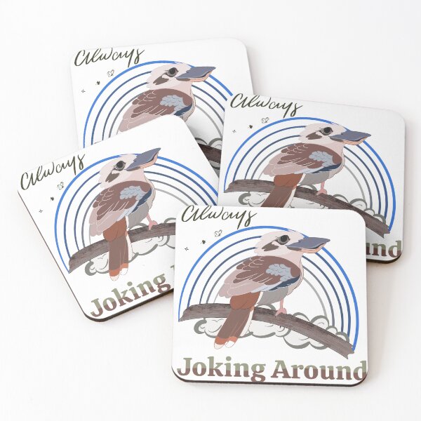 Item preview, Always Joking Around Funny Cute Kookaburra designed and sold by lozsart.