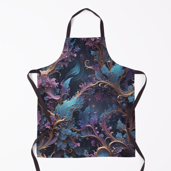 Item preview, Beautiful Blue and Purple Ethereal Abstract Steampunk Pattern designed and sold by Ninjakandy.