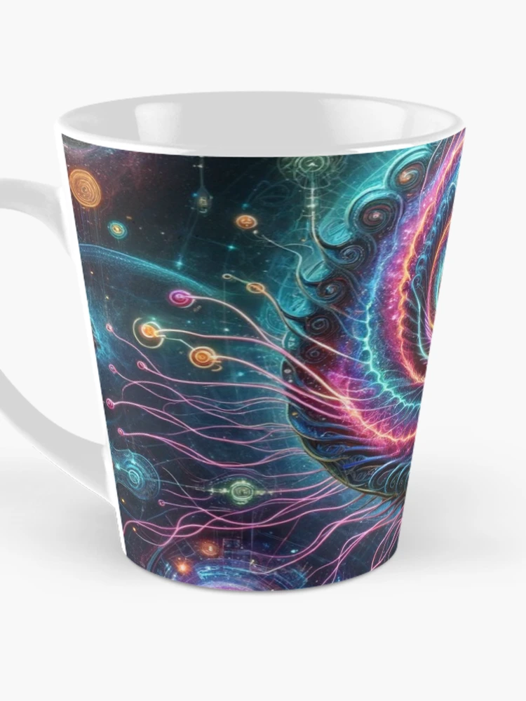Thumbnail 3 of 4, Coffee Mug, Title: Cosmic Vortex designed and sold by Sienna Hamilton-Katene.