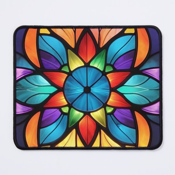 Item preview, Abstract Stained Glass Pattern Design designed and sold by TheArtOfPat.