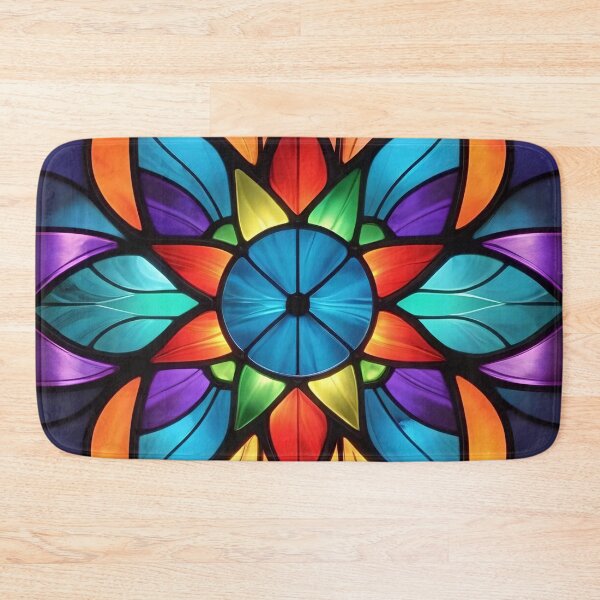 Item preview, Abstract Stained Glass Pattern Design designed and sold by TheArtOfPat.
