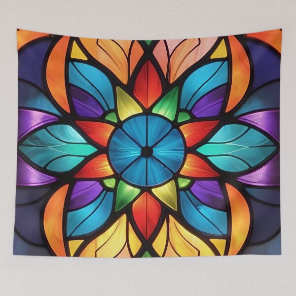 Item preview, Abstract Stained Glass Pattern Design designed and sold by TheArtOfPat.