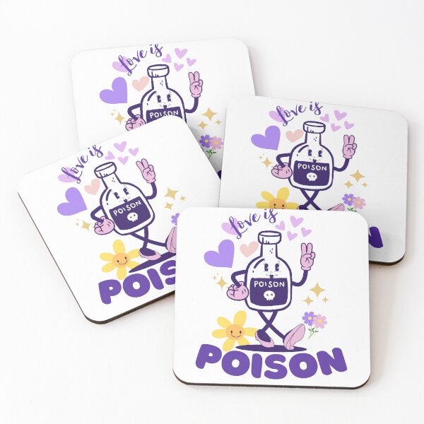 Item preview, Old School Poison Bottle  Cartoon Style Print designed and sold by Thehatinthecat.