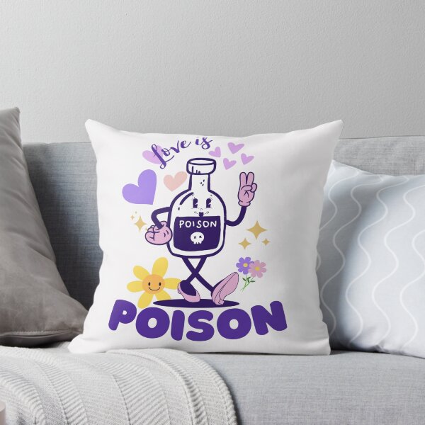 Item preview, Old School Poison Bottle  Cartoon Style Print designed and sold by Thehatinthecat.
