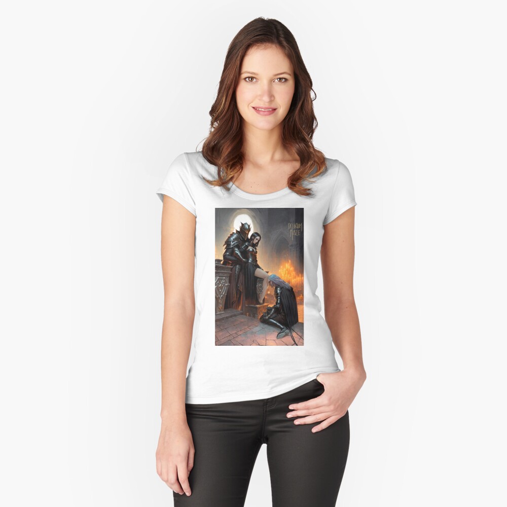 Item preview, Fitted Scoop T-Shirt designed and sold by Delirium-Maze.
