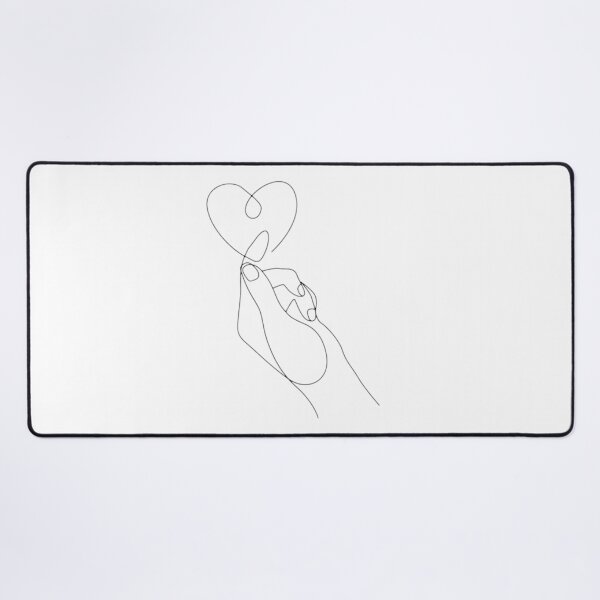 Item preview, Finger Heart Line Art designed and sold by jennysselling.