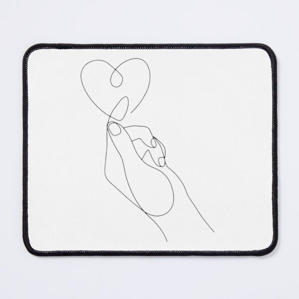 Item preview, Finger Heart Line Art designed and sold by jennysselling.