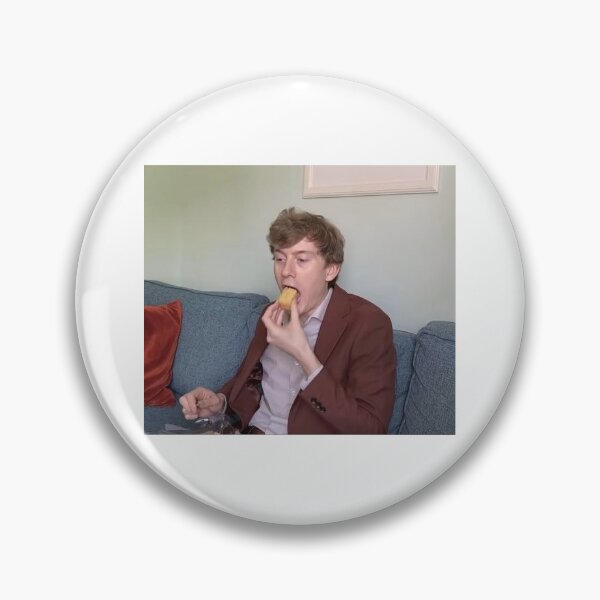 Item preview, James Acaster eating Cake designed and sold by ellennnnncccc.